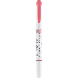 Szövegkiemelő, 1,0/3,5 mm, kétvégű ZEBRA "Mildliner Cool & Refined" piros