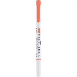 Szövegkiemelő, 1,0/3,5 mm, kétvégű, ZEBRA "Mildliner Warm", cinóber