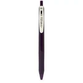 Zseléstoll, 0,33 mm, nyomógombos, ZEBRA "Sarasa Clip Vintage", sötétszürke