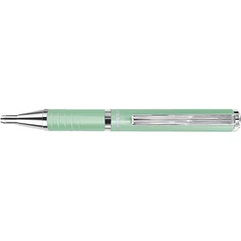 Golyóstoll, 0,24 mm, teleszkópos, pisztáciazöld tolltest, ZEBRA "SL-F1", kék