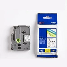 Brother nyomtatószalag TZe-111 P-Touch átlátszó alap fekete betű 6mm