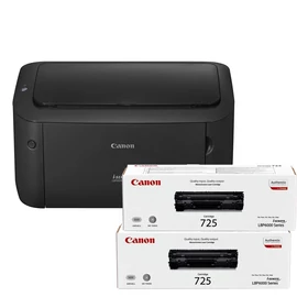 Nyomtató Canon LBP6030 lézer mono + 2db Toner (nettó 34.000,-Ft)
