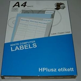Etikett címke 105 x 37mm 100 ív/cs