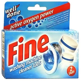 Mosógép tisztító tabletta WELL DONE Fine 2x40 g