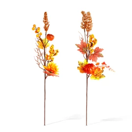 Őszi dekoráció - ág bogyókkal - 2 féle - 62 cm