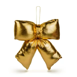 Masni dekoráció - csillogó arany - 21 x 19 cm