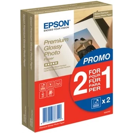Epson Premium Glossy Photo Paper - (2 for 1), 100 x 150 mm, 255g/m2, 80 Sheets