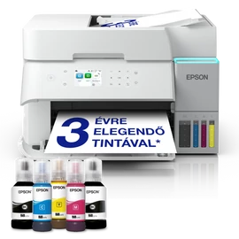 Epson EcoTank L6376 színes tintasugaras A4 MFP, ADF, duplex, LAN, WIFI, fehér