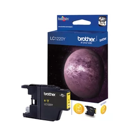 Brother LC1220Y tintapatron 1 db Eredeti Standard teljesítmény Sárga