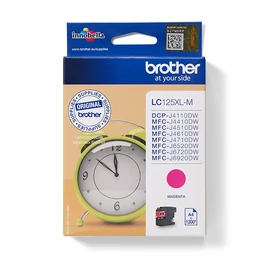 Brother LC125XLM tintapatron 1 db Eredeti Extra (szuper) kapacitású Magenta