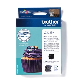 Brother LC123BK tintapatron 1 db Eredeti Fekete