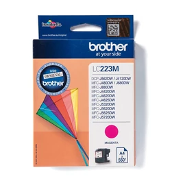 Brother LC223M tintapatron 1 db Eredeti Magenta