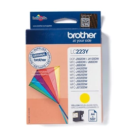 Brother LC223Y tintapatron 1 db Eredeti Sárga