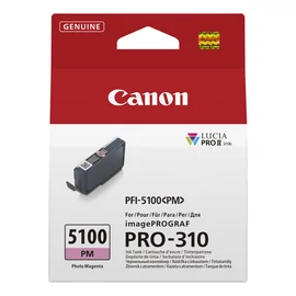 Canon PFI-5100 PM tintapatron 1 db Eredeti Fotó bíborvörös