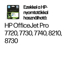 HP 953XL High Yield Cyan Original Ink Cartridge tintapatron 1 db Eredeti Nagy (XL) kapacitású Cián