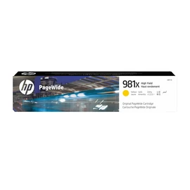 HP 981X High Yield Yellow Original PageWide Cartridge tintapatron 1 db Eredeti Nagy (XL) kapacitású Sárga