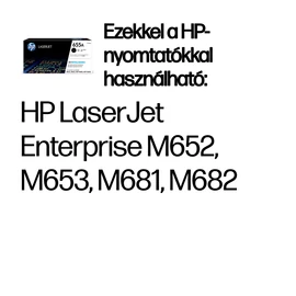 HP 655A fekete eredeti LaserJet tonerkazetta