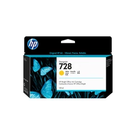 HP 728 130 ml-es sárga DesignJet tintapatron