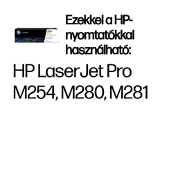HP LaserJet 203X High Yield Yellow Original Toner Cartridge festékkazetta 1 db Eredeti Sárga