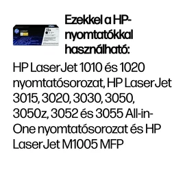 HP 12A fekete eredeti LaserJet tonerkazetta