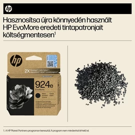 HP 924e EvoMore fekete eredeti tintapatron