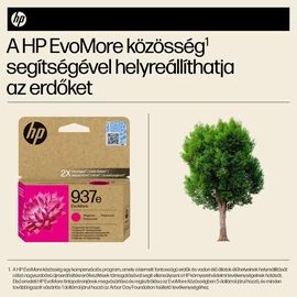 HP 937e EvoMore bíborvörös eredeti tintapatron