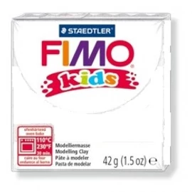 Gyurma, 42 g, égethető, FIMO "Kids", fehér 