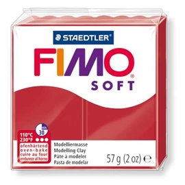 Gyurma, 57 g, égethető,"Soft", karácsonyi piros