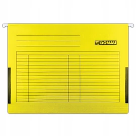 Függőmappa, oldalvédelemmel, karton, A4, DONAU, sárga_5 db-os