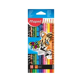 Color`Peps Animal színes ceruza készlet, háromszögletű, 12 szín