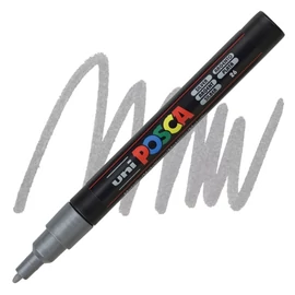 Posca PC-3M dekormarker, ezüst (silver)