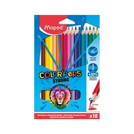 Color`Peps Strong színes ceruza készlet, háromszögletű, 18 szín
