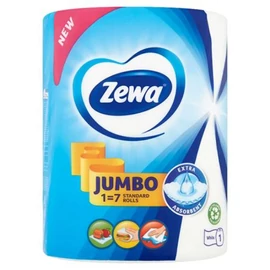 Kéztörlő, tekercses, "Jumbo White", 325 lap