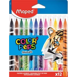 Color`Peps Animals filctoll készlet, 2,8 mm, kimosható, 12 szín