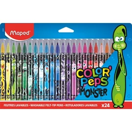 Color`Peps Monster filctoll készlet, 2,8 mm, kimosható, 24 szín
