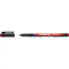Alkoholos marker, OHP, 0,6 mm, EDDING "141 F", piros