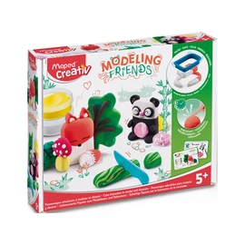 Modellező gyurma készlet, levegőre száradó, MAPED CREATIV, "Modeling Friends Cute", cukiság