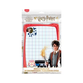 Fehértábla, kiegészítőkkel, MAPED, "Harry Potter Kids", piros