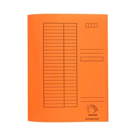 Clarissa gyorsfűző, A4, karton, narancs