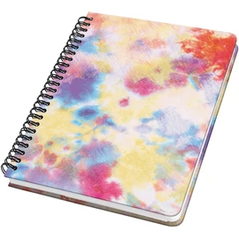 Jolie Batik Holi spirálfüzet, 162x215 mm, pontrácsos, 60 lap, keményfedeles