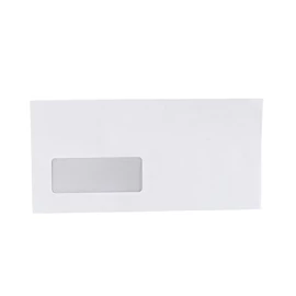 LA4 enyvezett boríték, bal ablakos, 35x90mm, A20B20