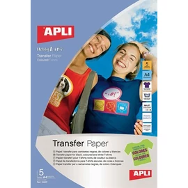 Fotópapír, A4, vasalható fólia színes pólókhoz, tintasugaras, 1 ív