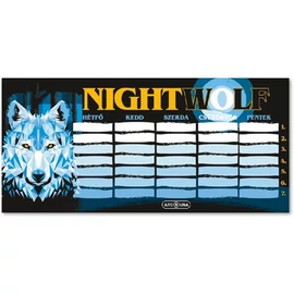 Nightwolf 23 (5257) 1 lapos órarend