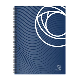 Spirálfüzet A4, 80lap, perforált lyukasztott Bluering® vonalas