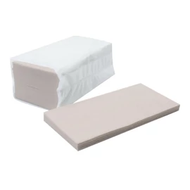 Kéztörlő 1 rétegű V hajtogatású 250 lap/csomag lapméret: 21 x 25 cm Bluering® natúr