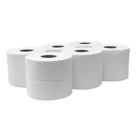 Toalettpapír 2 rétegű közületi átmérő: 23 cm 100 % cellulóz 170 m/tekercs 6 tekercs/karton Bluering® hófehér