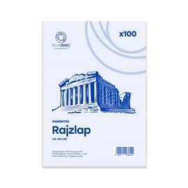 Rajzlap A4, famentes fóliázva Bluering® 100 ív/csomag,