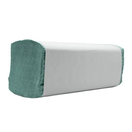 Kéztörlő 1 rétegű V hajtogatott 250 lap/csomag 21 x 25 cm 20 csomag/karton Bluering®_61306 zöld