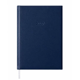 Határidőnapló agenda Standard B/5, heti fehér lapokkal kék Bluering® 2027.