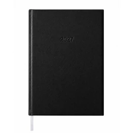 Határidőnapló agenda Standard B/5, napi fehér lapokkal fekete Bluering® 2027.